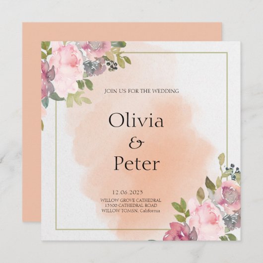  Uitnodigingen  (Voorkant / Achterkant)