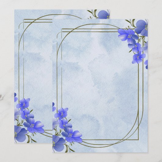 Uitnodigingen (Voorkant / Achterkant)