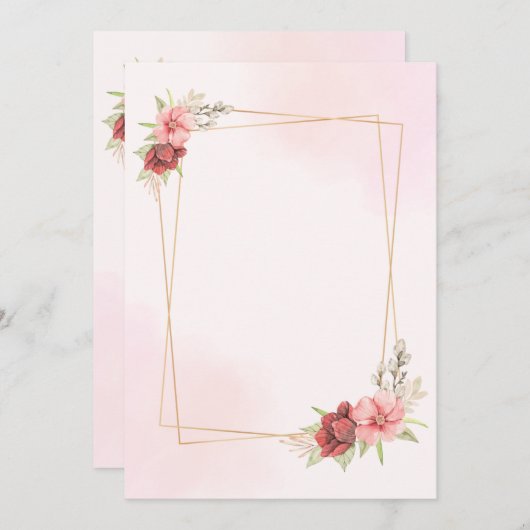 uitnodigingen (Voorkant / Achterkant)