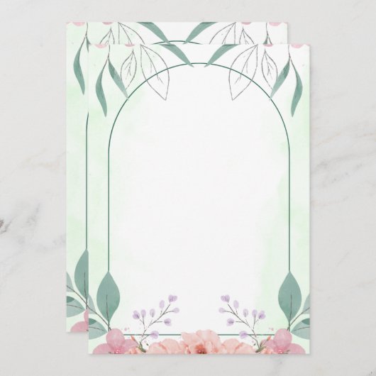 Uitnodigingen (Voorkant / Achterkant)