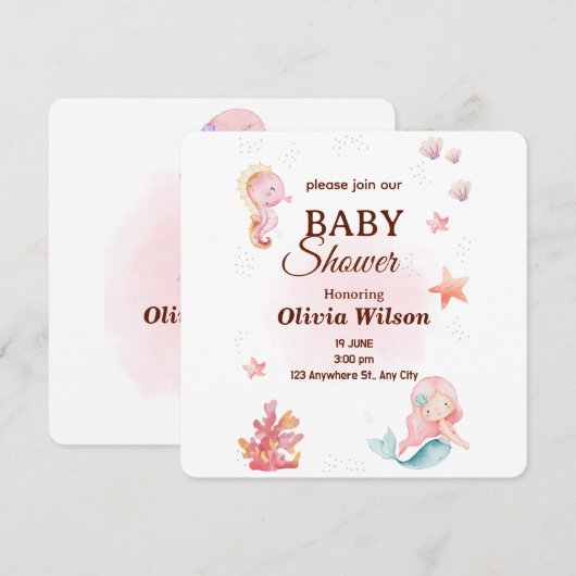 Uitnodigingen  (Voorkant / Achterkant)