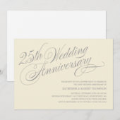 Uitnodigingen 25-jarig jubileum (Voorkant / Achterkant)