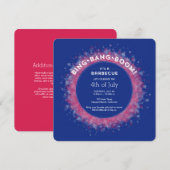 Uitnodigingen | 4 juli | BING ・ BANG ・ BOOM (Voorkant / Achterkant)