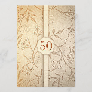 Uitnodigingen 50-jarig huwelijksjubileum