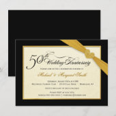 Uitnodigingen 50-jarig huwelijksjubileum (Voorkant / Achterkant)
