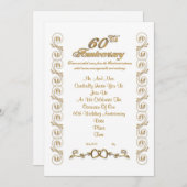 Uitnodigingen 60-jarig jubileum (Voorkant / Achterkant)