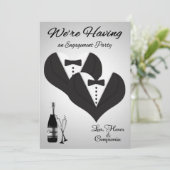 Uitnodigingen aan de Gay Engagement Party (Staand voorkant)