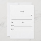 Uitnodigingen aan de Gay Engagement Party (Achterkant)