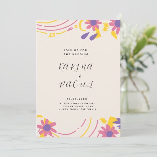  Uitnodigingen & Aankondigingen (Staand voorkant)