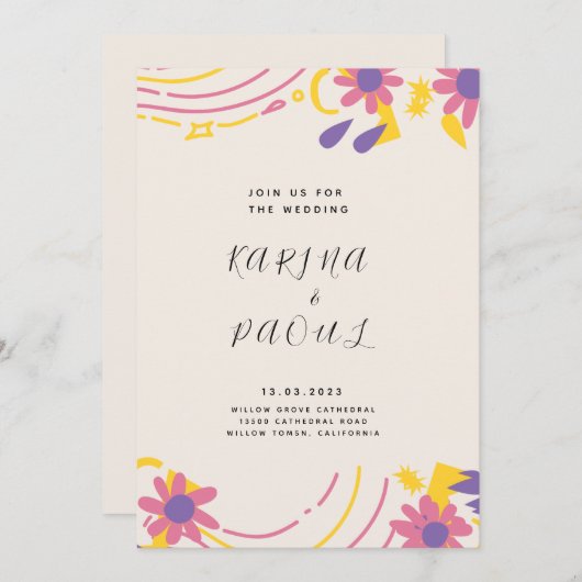  Uitnodigingen & Aankondigingen (Voorkant / Achterkant)