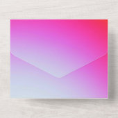 Uitnodigingen aankondigingskaart in effen kleur (Achterkant)