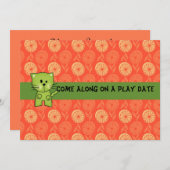 Uitnodigingen afspeeldatum (Voorkant / Achterkant)