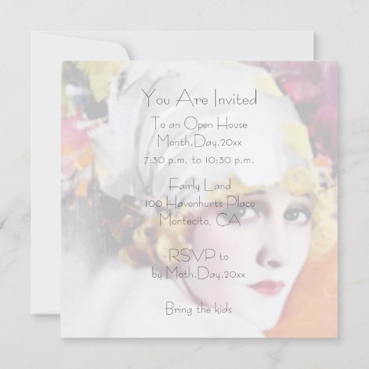 Uitnodigingen, anna nilsson over de goudvoorraad v kaart (Achterkant)