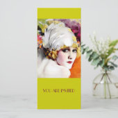 Uitnodigingen, anna nilsson over de goudvoorraad v kaart (Staand voorkant)