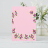 Uitnodigingen/assiatische Lily/Envelops inbegrepen Kaart (Staand voorkant)