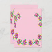 Uitnodigingen/assiatische Lily/Envelops inbegrepen Kaart (Voorkant / Achterkant)