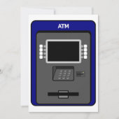 Uitnodigingen ATM-machine (Voorkant)