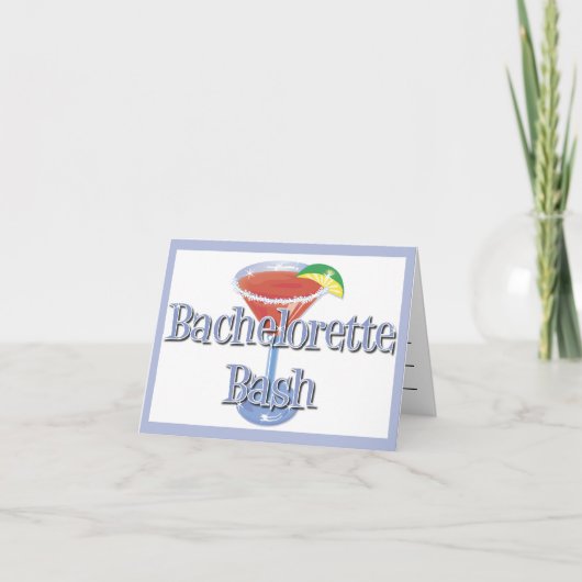 Uitnodigingen Bachelorette Bash (Voorkant)