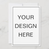 Uitnodigingen bedrukken 5x7" (Voorkant)