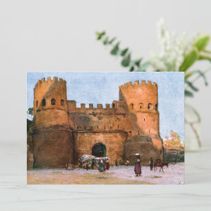 Uitnodigingen bij het kasteel van Rome