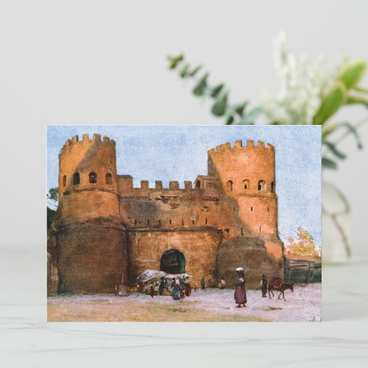 Uitnodigingen bij het kasteel van Rome