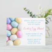 Uitnodigingen bij paaseiertante (Staand voorkant)