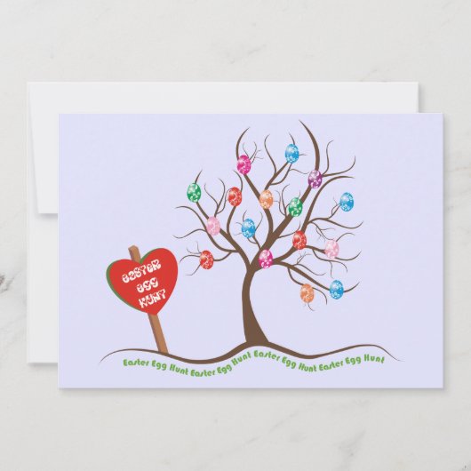 Uitnodigingen bij paaseiertante (Voorkant)