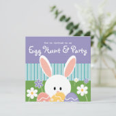 Uitnodigingen bij paaseiertante (Staand voorkant)