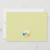 Uitnodigingen bij paasfeest (Achterkant)