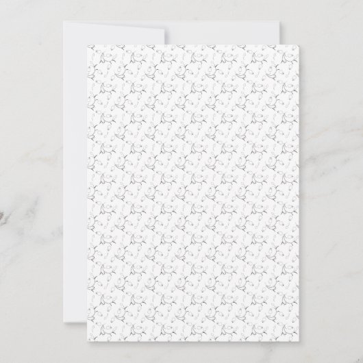 Uitnodigingen | Bird Branch – Elegante Minimalist (Voorkant)