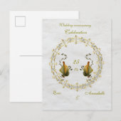 Uitnodigingen briefkaarten (Voorkant / Achterkant)