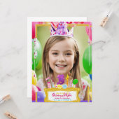 Uitnodigingen & briefpapier > Verjaardagskoord (Voorkant / Achterkant in situ)