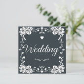 UITNODIGINGEN BRUILOFT (Staand voorkant)