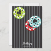 Uitnodigingen casino Night Party (Achterkant)