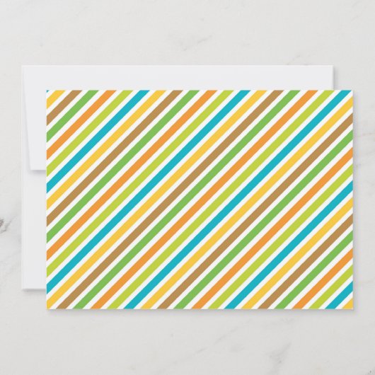 Uitnodigingen Dinosaur Birthday Party (Achterkant)