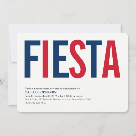 Uitnodigingen: Dominicaanse Republiek: Dominicaans Kaart (Voorkant)