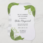 Uitnodigingen | douchen | Kruidenbloemen (Voorkant / Achterkant)