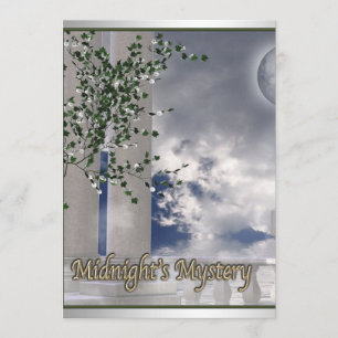 Uitnodigingen einbal Moonlight Mystery Einbal Uitn