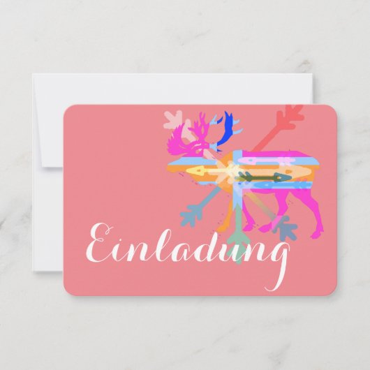 Uitnodigingen eland (Voorkant)