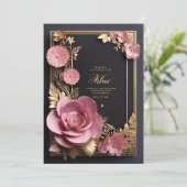 Uitnodigingen en aankondigingen (Staand voorkant)