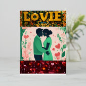 Uitnodigingen en aankondigingen (Staand Voorkant)