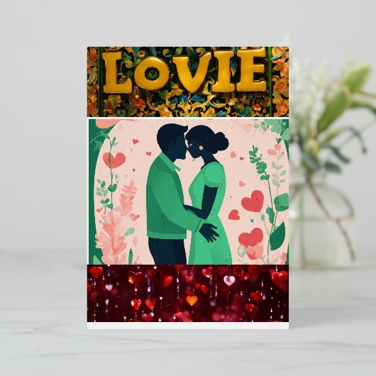 Uitnodigingen en aankondigingen (Staand Voorkant)