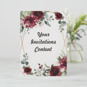 Uitnodigingen en aankondigingen (Staand voorkant)