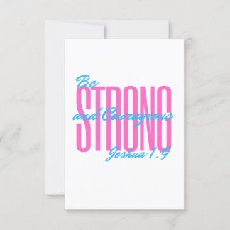 Uitnodigingen en aankondigingen Jozua 1:9