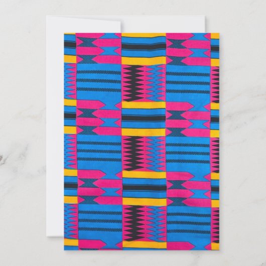 Uitnodigingen en aankondigingen voor Afrikaanse af (Achterkant)