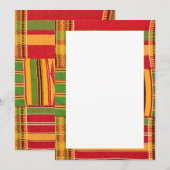 Uitnodigingen en aankondigingen voor Afrikaanse af (Voorkant / Achterkant)