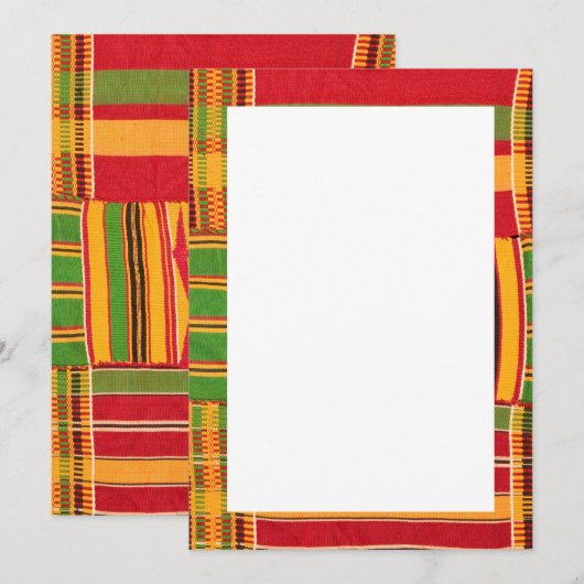 Uitnodigingen en aankondigingen voor Afrikaanse af (Voorkant / Achterkant)