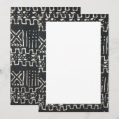 Uitnodigingen en aankondigingen voor Afrikaanse af (Voorkant / Achterkant)