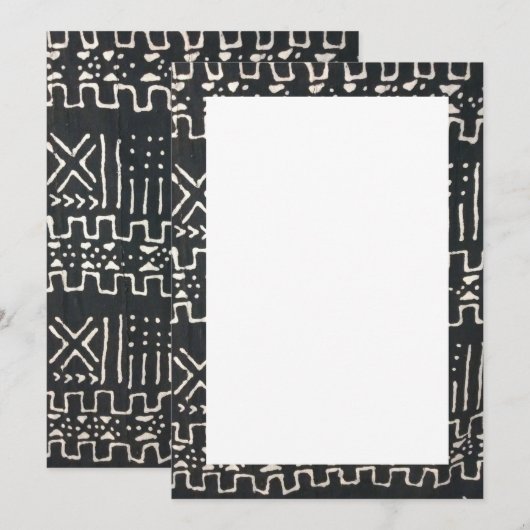 Uitnodigingen en aankondigingen voor Afrikaanse af (Voorkant / Achterkant)