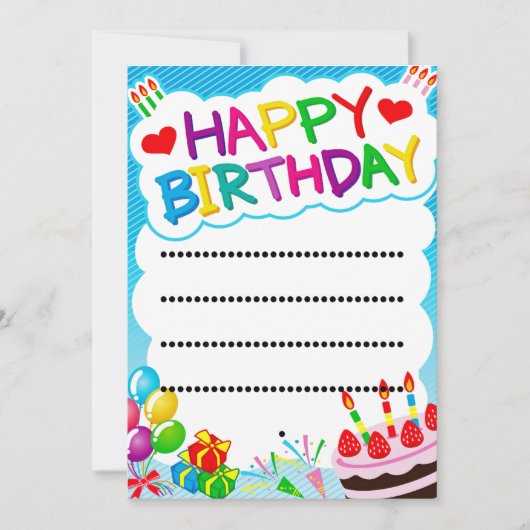 uitnodigingen en aankondigingen voor al uw eveneme (Voorkant)